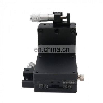 60*60mm Stroke Load 3KG SEMXZL60-AS XZ Manual Linear Stage CNC Sliding Table Z Axis Lifting photo-4