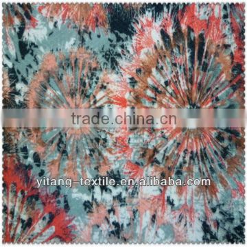 sun flower printing polyester fabric