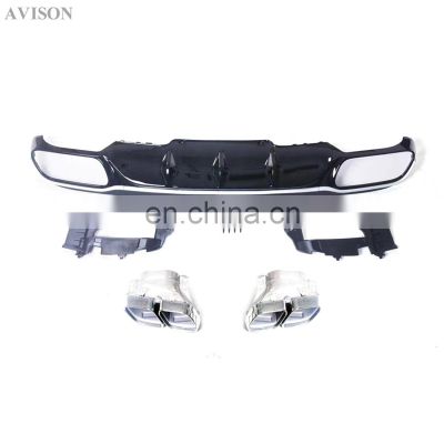 W213 rear diffuser E63S style for Mercedes Benz E class W213 2016 2017 2018 2019 year