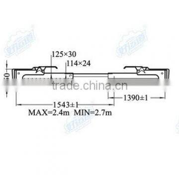 04203 Decking Beam of Truck Body Part Cargo Shoring Bar photo-2