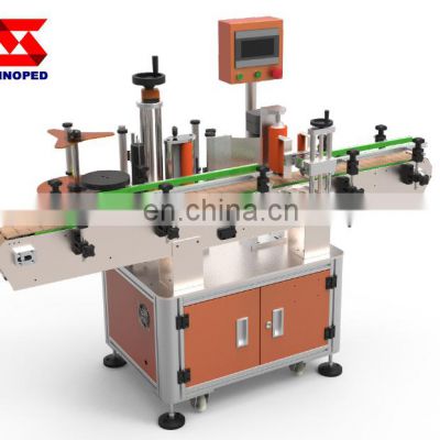 Small round bottle labeling machine for medium plant use T-401