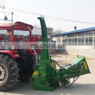 Hydraulic feed PTO wood chipper shredder BX92R for 80HP tractor