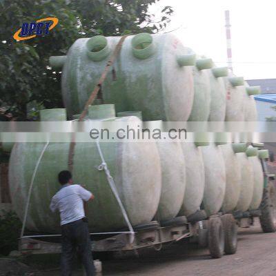 Portable rotomolded plastic 1.5m3 mini frp septic tank