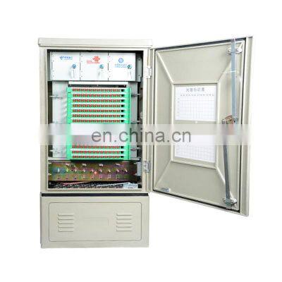 FTTX 144 Cores fiber distribution hub outdoor Fiber Optic Cable Cross Connect Cabinet