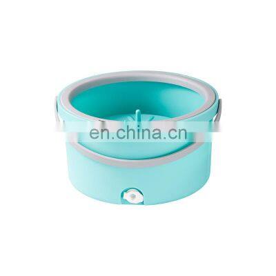 Mop and Bucket Set Microfiber Mop With Bucket Floor Cleaning System Flat Floor Mop for Hardwood Tile Laminate Marble photo-2