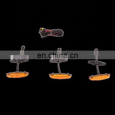 Factory direct wholesale and retail 3pcs set slim amber led grill lights fit  for toyota 4runner 2016-2019