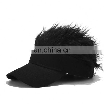 Amazon Hot Selling Cool Wig With Hat