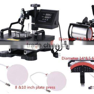 5 in 1 combo heat transfer press heat transfer film printing machine