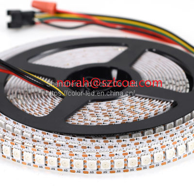 DC5v Addressable Multicolor LED Strip Lighting LC8813 IC Pixels 144leds/m Smart RGB Flex Strip