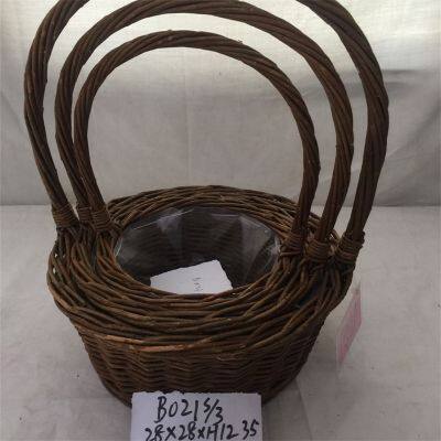 Storage Use Collapsible  Wicker  Wicker Basket