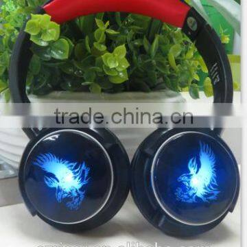 High Quality Wireless Bluetooth Headset Headphone Earphone With Flash Light