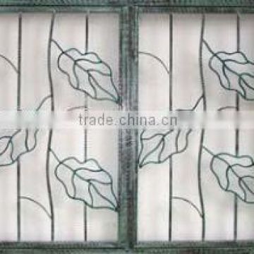 GYD-15WG041 decorative luxury iron window models house window grill design