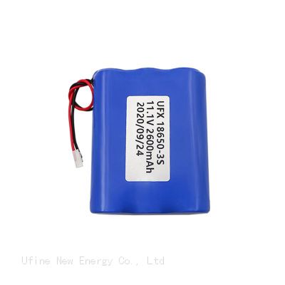 UFX 18650-3S 2600mAh 11.1V Rechargeable Li-ion Battery Professional Polymer Lithium-ion Cell Manufacturer