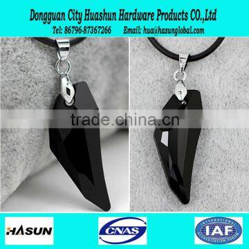Fashion Crystal Spike Pendant Necklace