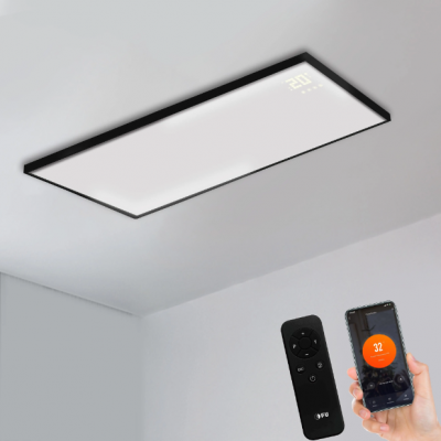 Ceiling infrared heating panel with light ir infrarotheizung smart heater hot yoga wall panel heater