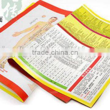 Chinese Medical Acupuncture Charts Points (Front, Side, Reverse Side) photo-2