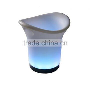 Colour Changing LED Ice Bucket 3.5L hot sale PP illuminated led ice bucket                        
                                                Quality Choice