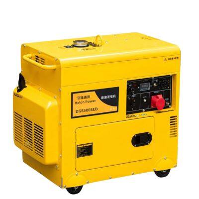 6kw dual voltage  silent diesel generator 6kva canpoy diesel generator