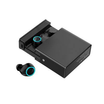 Mini In-Ear Bluetooth Wireless with Fingerprint Touch Type-C Interface Noise Reduction Handsfree Earbuds