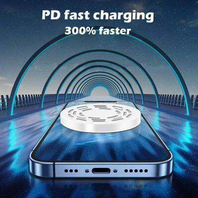 15W Max Fast Charge Magnetic Wireless Charger With USB-C Wireless Charging Pad for iP 12 13 14 15 16 Samsung Huawei photo-6