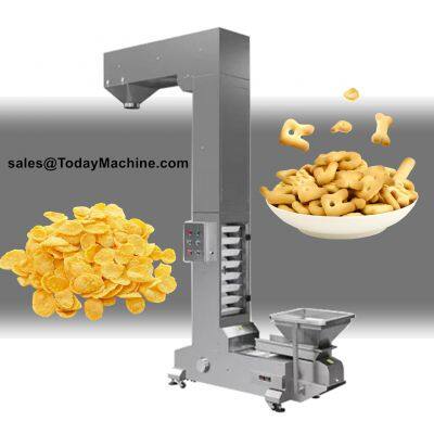 Automatic Z Type Bucket Elevator Conveyor Feeder for Food Snacks Nuts