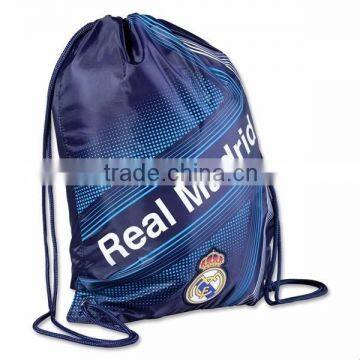 Promotional heavy duty polyester Drawstring backpack