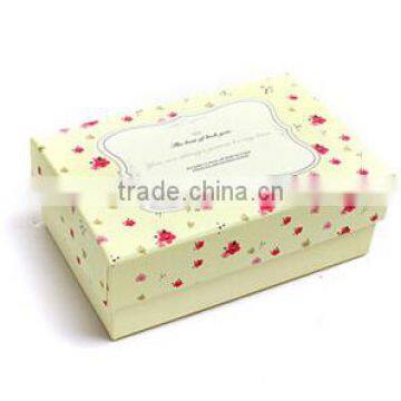 flora print retail fany gift packaging paper box