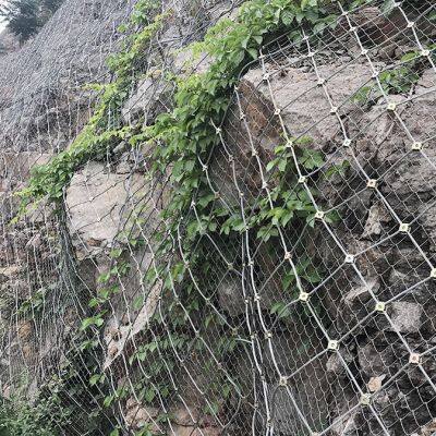 SNS Flexible Stainless Steel Slope Stabilization Wire Rope Net Plain Weave for Landslide Prevention Cutting Welding Included photo-6