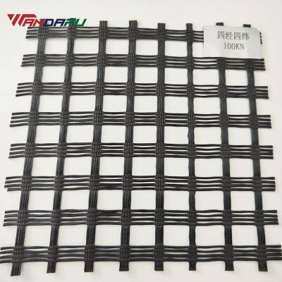 Wandafu EGA 40-40 kN Fiberglass Geogrid Road Reinfordcement Geogrid