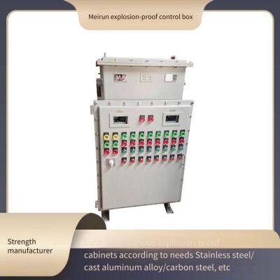 Meirun Cast Aluminum Alloy Explosion-proof Control Box, Special for Flammable and Explosive Environments Such as Petroleum Refining and Chemical Industry photo-2