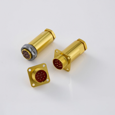 Threaded Russia Standard Circular Connector PC10TB Male and Female Connector
