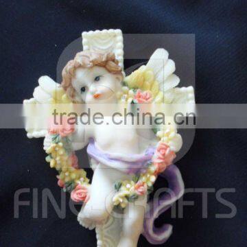 Resin angel crafts fridge magnets