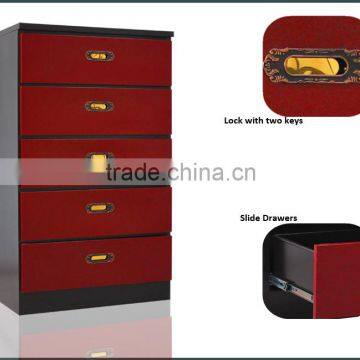 Living Room Cabinets Steel Dresser Metal Multi Drawer Chest For Home photo-5