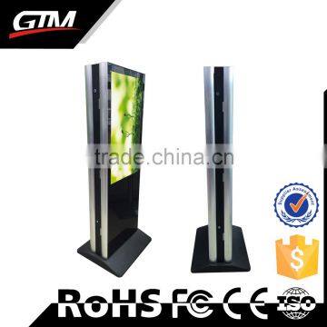 Sale touch screen Enternet shop kiosk with custom design floor stand style double-sided digital signage