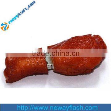 Delicious braised chicken shaped u disk usb flash pen drive