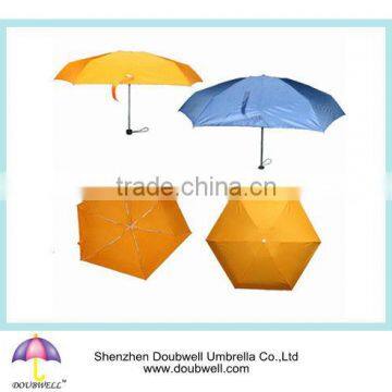 5 folding umbrellas