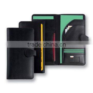 Multifunctional high quality classic leather passport travel wallet