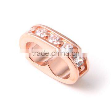 Dongguan Custom Jewelry Clasp Manufacturer, Bright Diamond Clasp, High Class 925 Sterling Silver Clasp photo-5