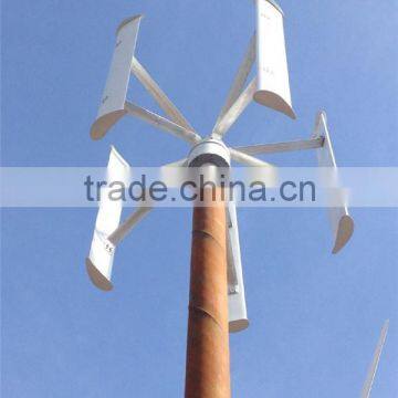 1kW Vertical Axis Wind Turbine / Wind Solar Hybrid System With High Efficiency and no Pollution photo-2