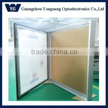 Lockable outdoor advertising signboard light box