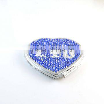 custom Greek ZETA PHI BETA heart sorority Jeweled compact mirror                        
                                                Quality Choice