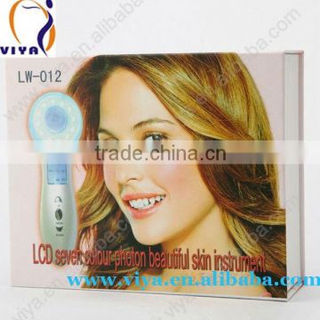 LW012 Popular LCD 7 color photon LED skin rejuvenation ultrasonic