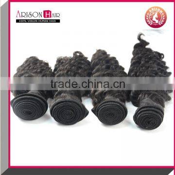 2015 New Product Deep Wave 100% Remy Raw Brizilian Virgin Hair Bundles