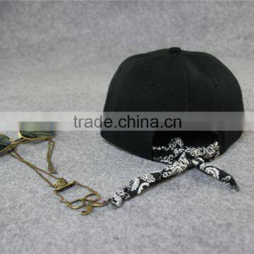 Wholesale 2016 Newest Lace-up Back Flat Brim Blank Snapback Hats