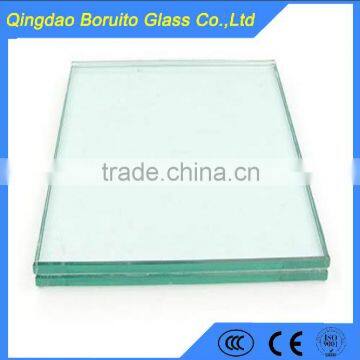 Ultra clear laminated glass with CE&ISO