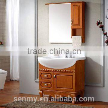 HOT modern solid wood simple spring tea bathroom use bathroom cabinet