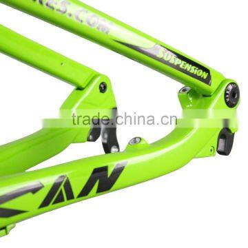 27.5er Full Suspension MTB Frame AC650B Carbon Bicycle Frame 27.5 Carbon Bike AC156 Green Painting photo-5