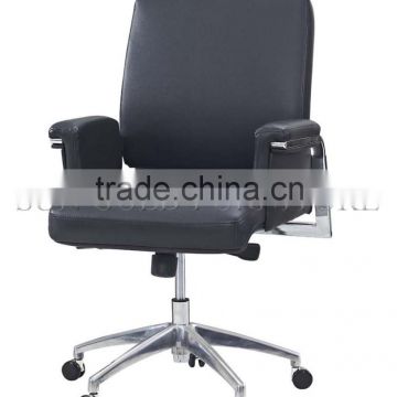 middle back armrest ergonomic leather executive office chair with wheels(SZ-OC073)