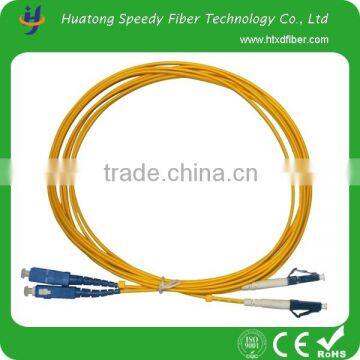 3m 9/125 Fiber Cable, LC/UPC-SC/UPC SM Fiber Optic Patch Cord for Communication photo-2