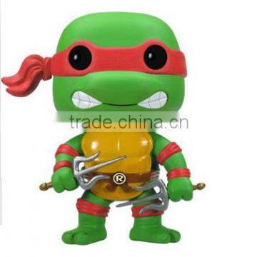 3D action Ninja turtle figure ,custom PVC Vinyl Ninja turtle figurine ,OEM PVC figure factory